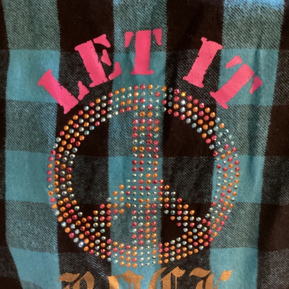 LET IT ROCK Messenger Bag Tote Purse - Picture 5 of 5